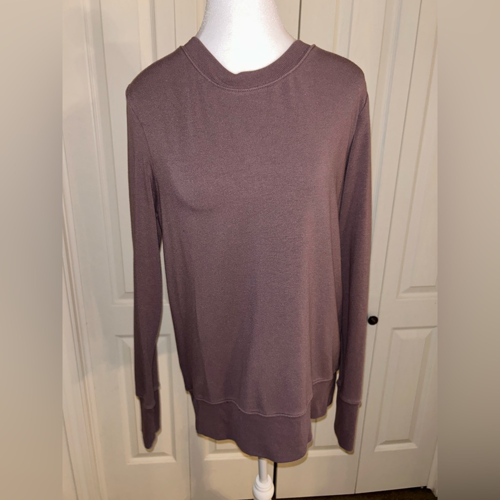 Brown crew neck